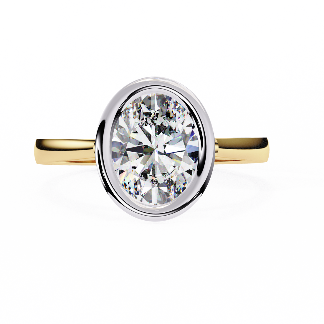 💍 Pure Brilliance: 2.00 Ct Oval Diamond Ring