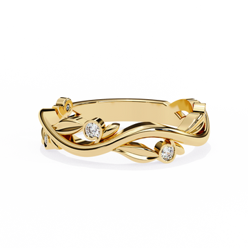 ✨ Soft Curve Diamond Band ✨