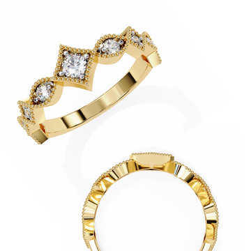 ✨ Vintage Crown Diamond Band ✨