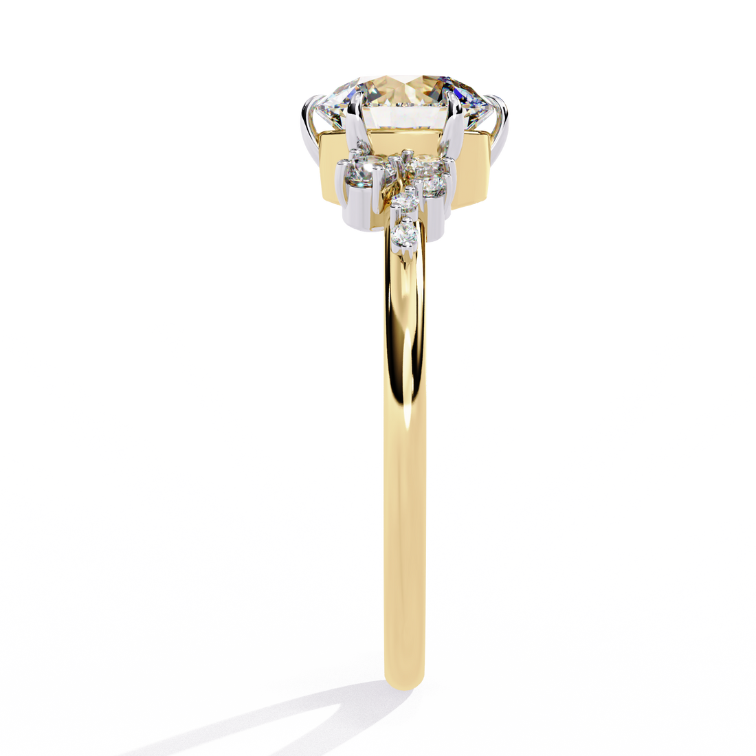 ✨ Round Cut Diamond Engagement Ring – Classic Elegance ✨