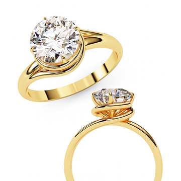 1.20 Ct Round Cut Lab Grown Diamond Solitaire Ring – IGI Certified