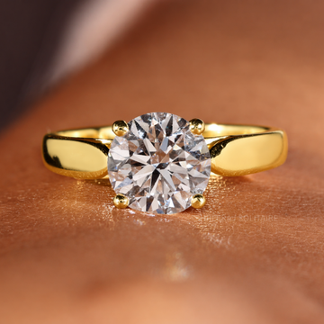 2 Carat Round Brilliant Lab Grown Diamond Solitaire Ring