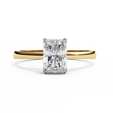 1.00 Ct Radiant Cut Diamond Solitaire Engagement Ring – IGI Certified