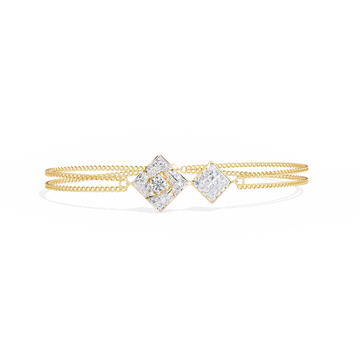 ✨ Diamond Bracelet for Women – Modern Geometric Elegance ✨