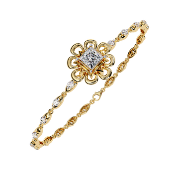 Golden Grace A Stunning Diamond Bracelet with Unmatched Elegance