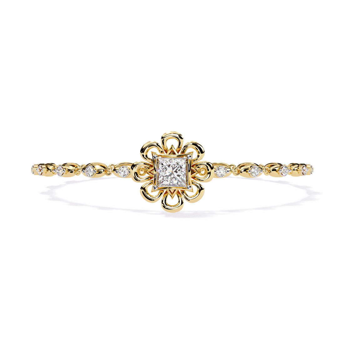 Golden Grace A Stunning Diamond Bracelet with Unmatched Elegance