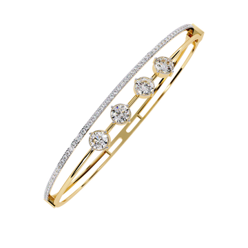 ✨ Multi-Round Diamond Bracelet – Timeless Modern Elegance ✨
