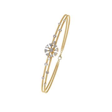 ✨ Lab Grown Diamond Floral Bracelet – Elegant Everyday Luxury ✨
