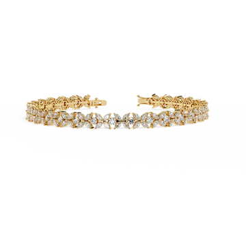 ✨ Marquise & Round Diamond Luxury Bracelet – 6.25 CTW ✨