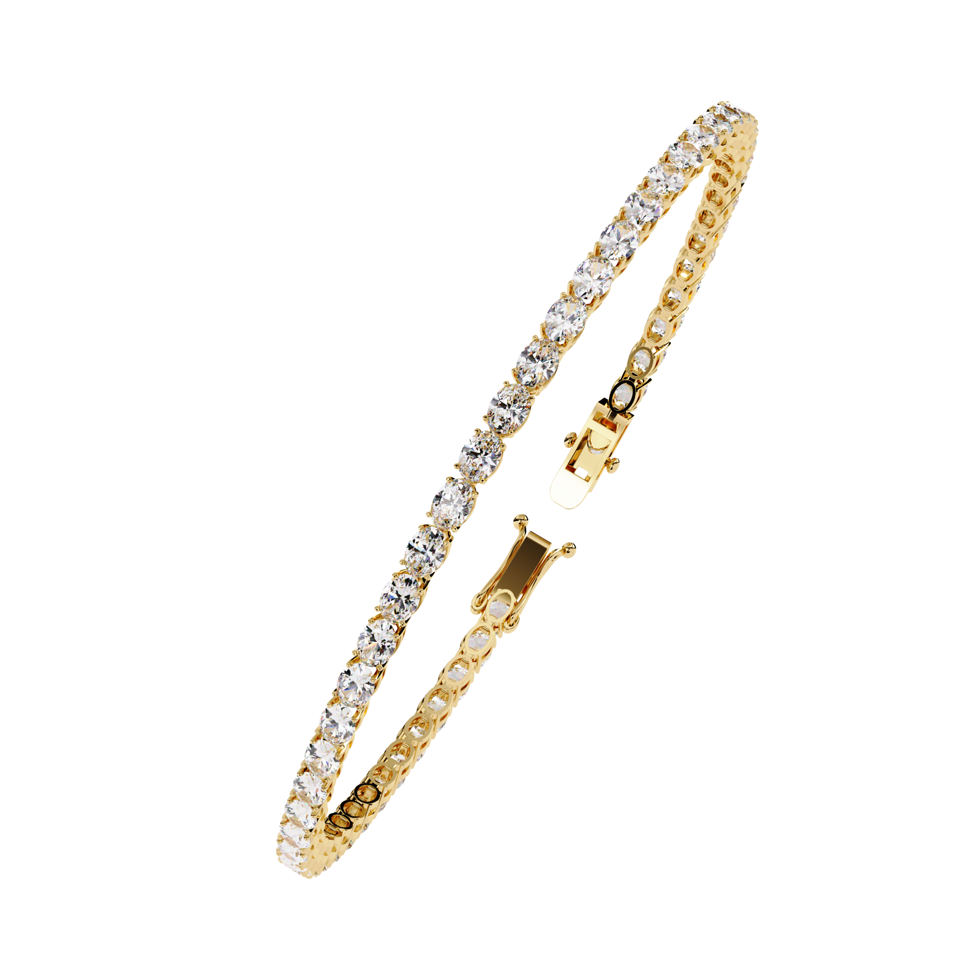 Classic Gold Diamond Tennis Bracelet for Every Occasion