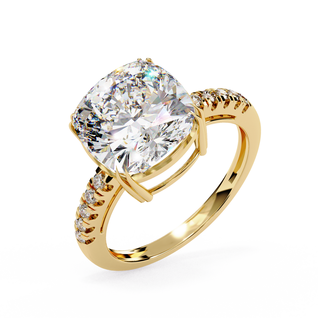 Luxurious 5-Carat Lab-Grown Diamond Ring – A Stunning Masterpiece of IGI-Certified Brilliance and Elegance