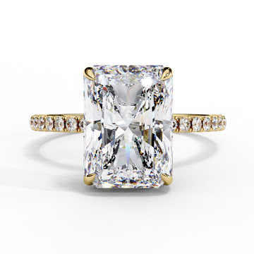 2.50 Ct Radiant Cut Lab Grown Diamond Engagement Ring
