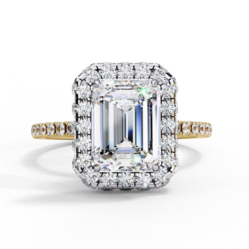 2.00 Ct Emerald Cut Diamond Engagement Ring – IGI Certified Lab Grown