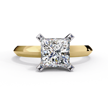 1.50 Ct Princess Cut Diamond Solitaire Engagement Ring – IGI Certified