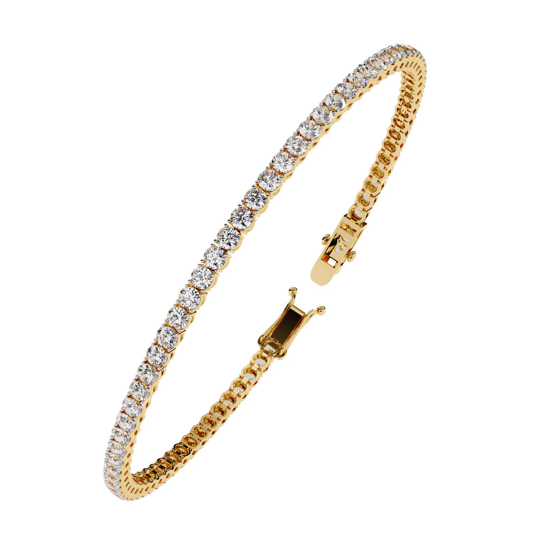 ✨4.00 CTW Round Diamond Tennis Bracelet – Classic Luxury Statement✨