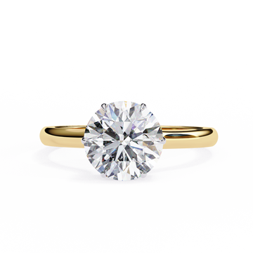 2.00 Ct Round Diamond Engagement Ring – IGI Certified | Free Worldwide Shipping