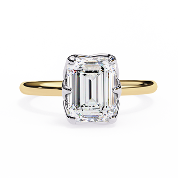 2.00 Ct Emerald Cut Solitaire Diamond Engagement Ring – IGI Certified