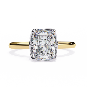 2.50 Ct Radiant Cut Solitaire Diamond Engagement Ring – IGI Certified