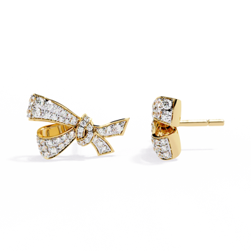 Exquisite Diamond Bow Studs – The Perfect Gift