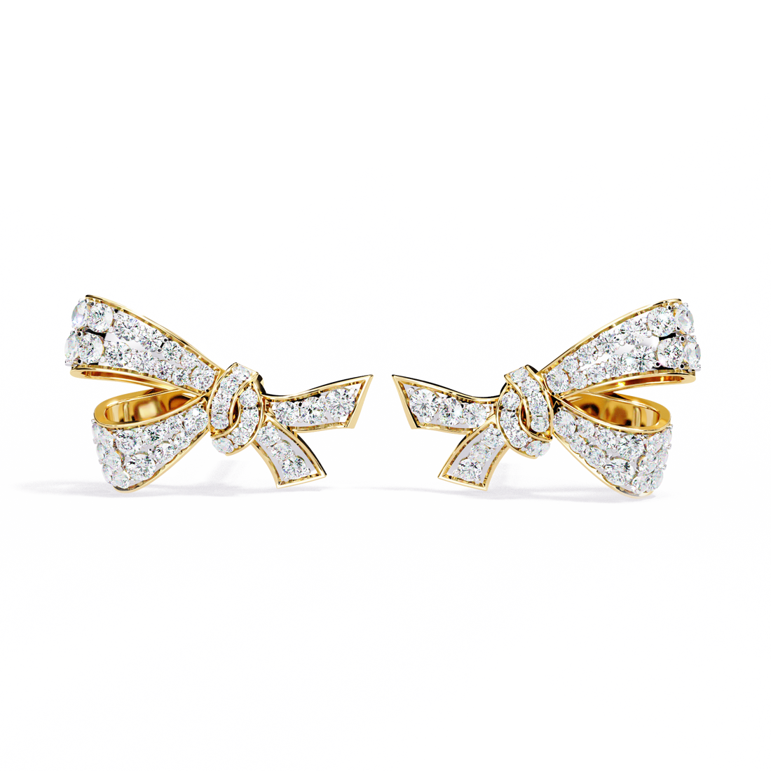 Exquisite Diamond Bow Studs – The Perfect Gift