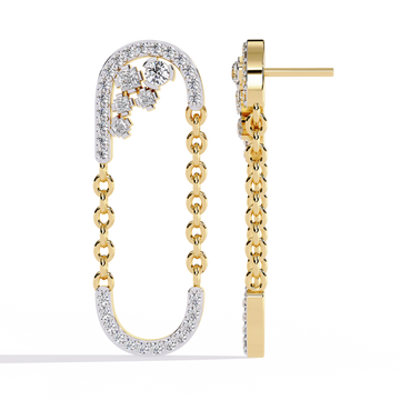 ✨Diamond Link Drop Earrings✨