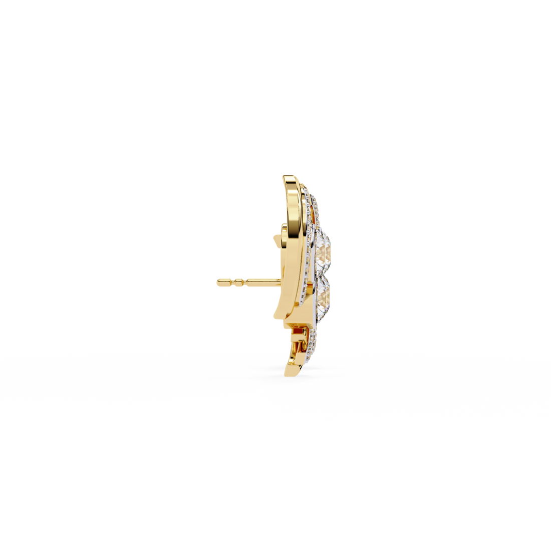 🌟Designer Swirl Diamond Stud Earrings🌟