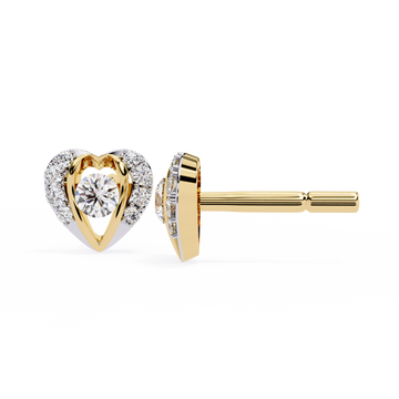 🌟Eternal Spark Heart Diamond Stud Earrings🌟