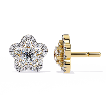 🌟Celestial Bloom Star Diamond Stud Earrings🌟