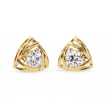 🌟TriAura Radiance Round Diamond Studs🌟