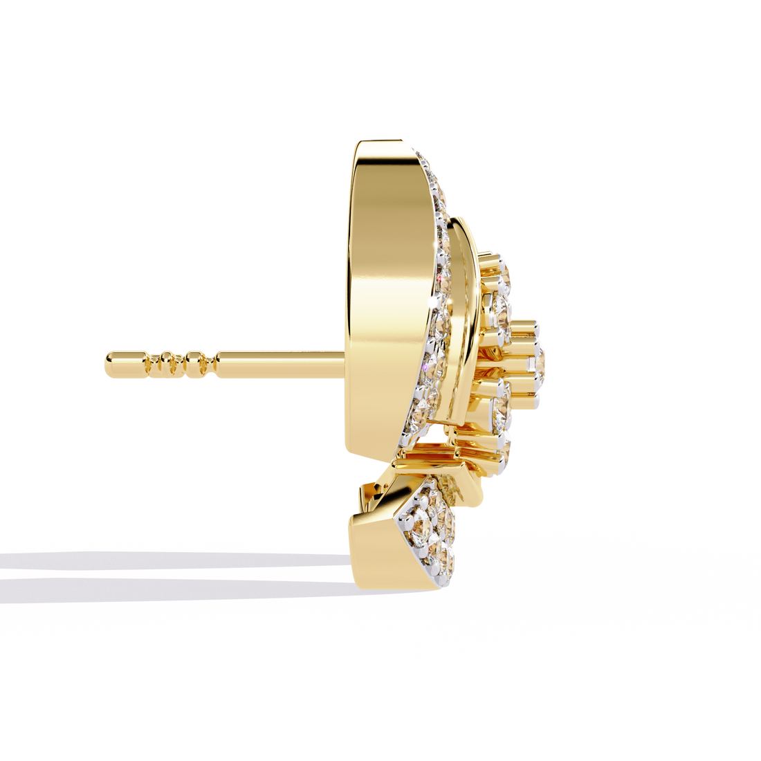 🌟Radiant Blossom Open-Work Diamond Studs🌟