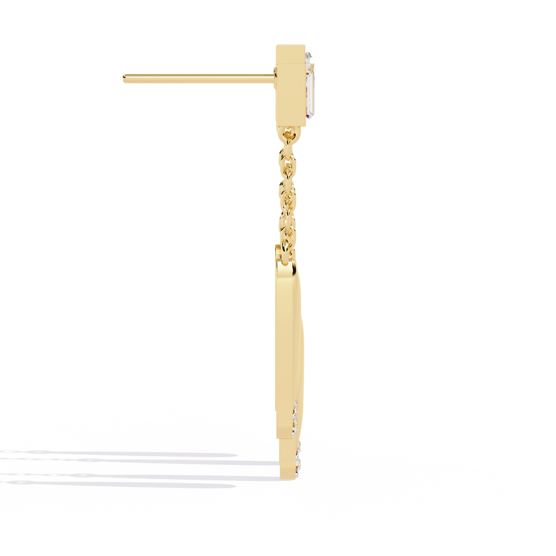 🌟Royal Geometry Princess & Baguette Drop Earrings🌟