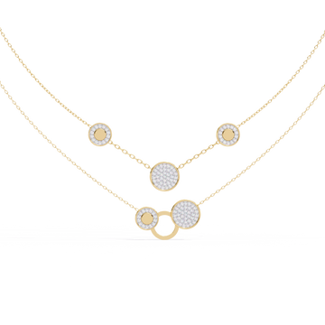 Ethereal Radiance: Diamond Harmony Necklace