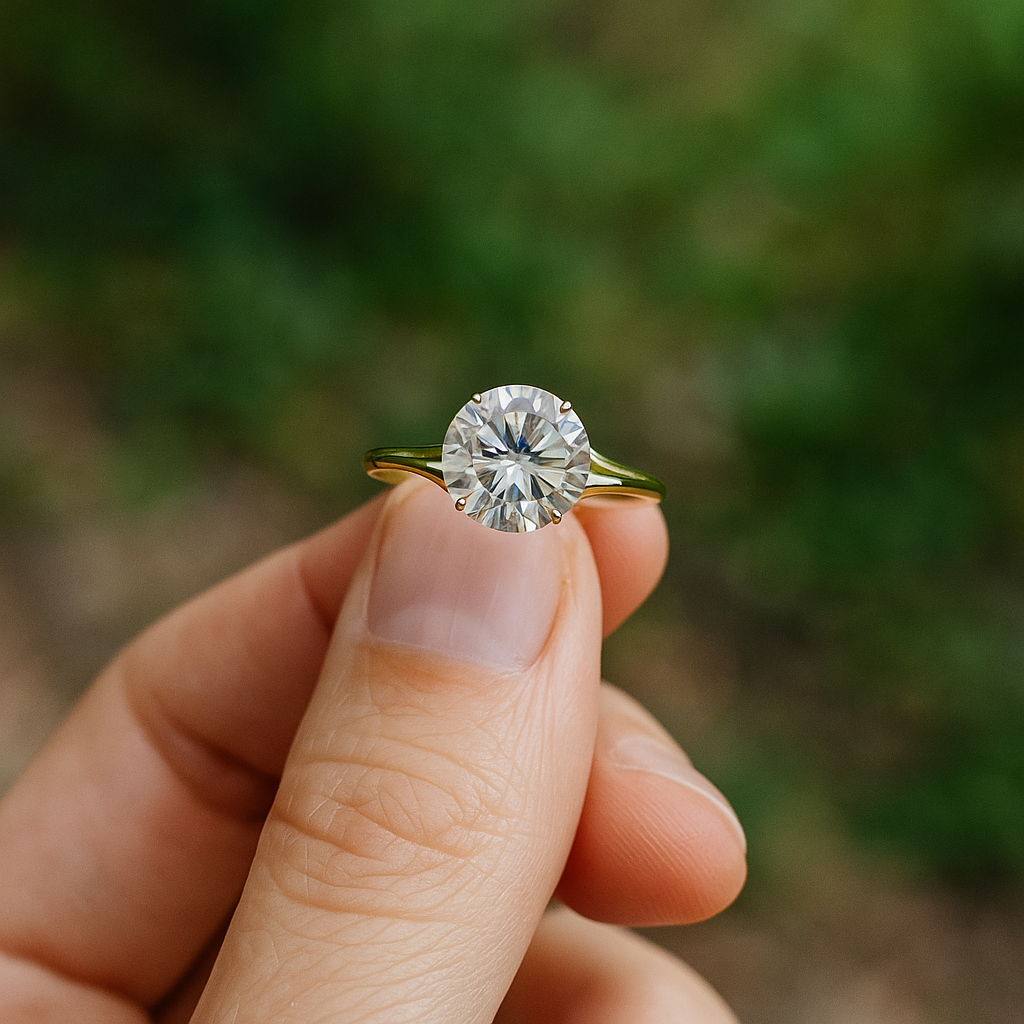 1.20 Ct Round Cut Lab Grown Diamond Solitaire Ring – IGI Certified