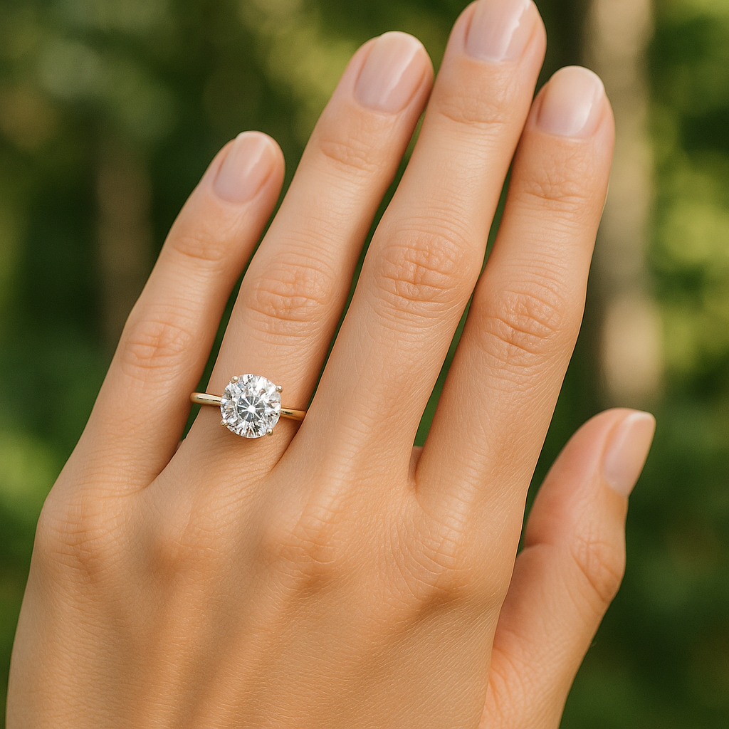 2.50 Ct Cushion Cut Diamond Engagement Ring – IGI Certified