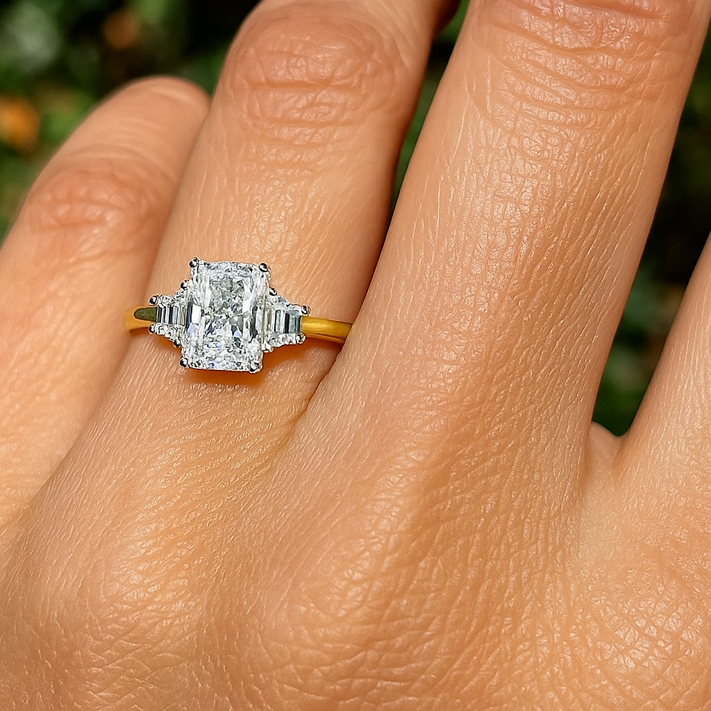 The Sovereign Radiant Baguette Ring