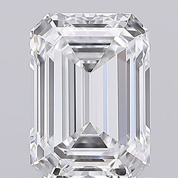 1.00 Carat Emerald Cut Lab Grown Loose Diamond IGI Certified E Color VVS2 Clarity